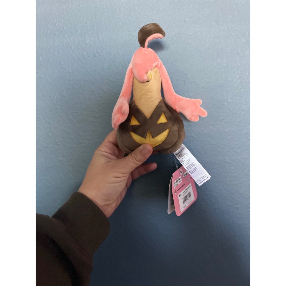 Pokemon Center Pumpkaboo Fit Plush Halloween Stuffed‎ Toy New With Tags
